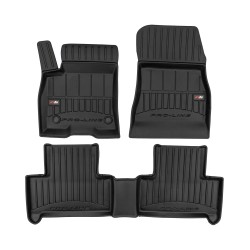 Tappetini per auto Proline 3D compatibili con Mercedes-Benz EQB X243 dal 2021 in poi su misura in gomma | Tipo Auto: SUV | Set di tappetini premium | Materiale TPE durevole | Bordi più alti